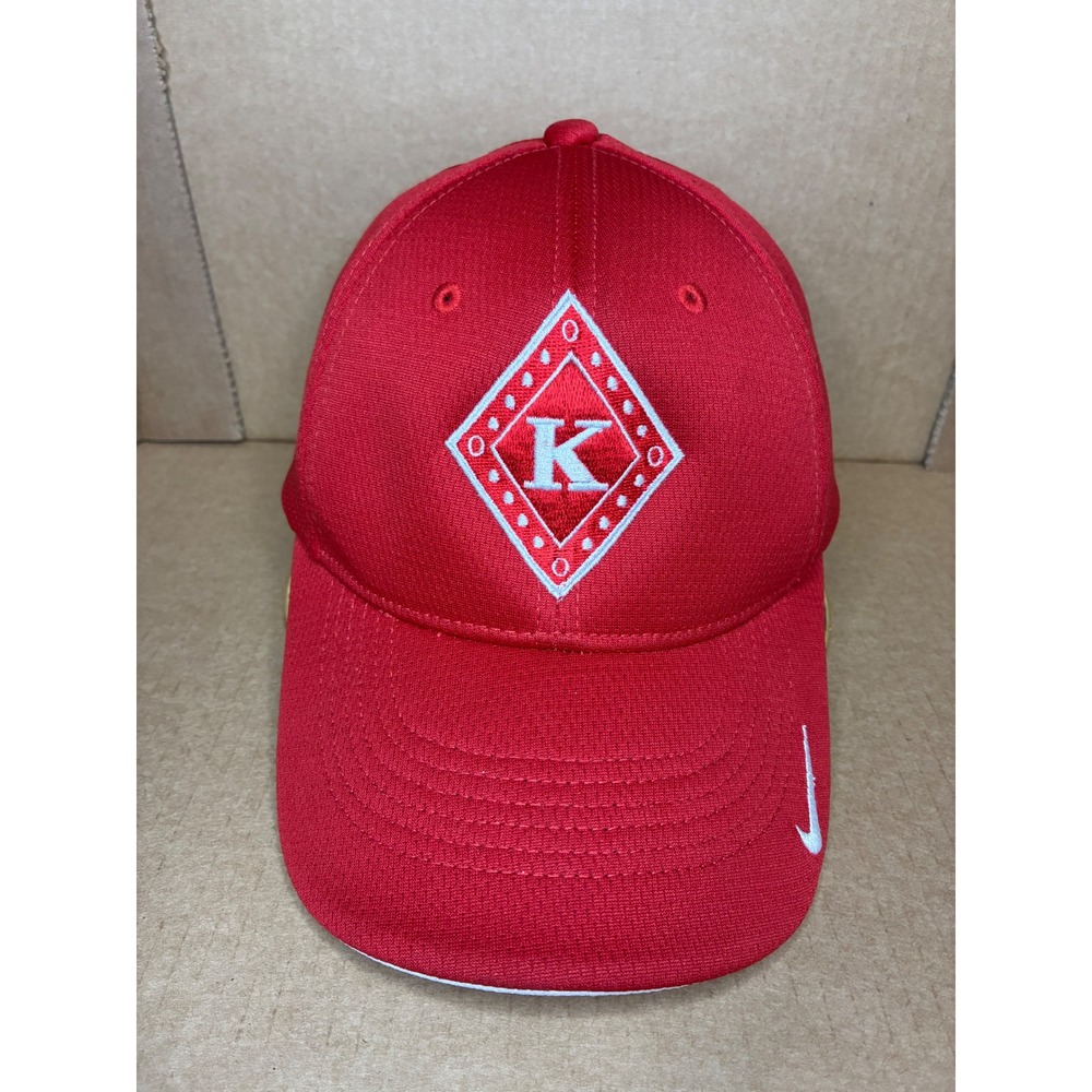 Kappa Alpha Psi Diamond Swoosh Cap Nike Hat M3 Unisex S/M Red Dri-FIT